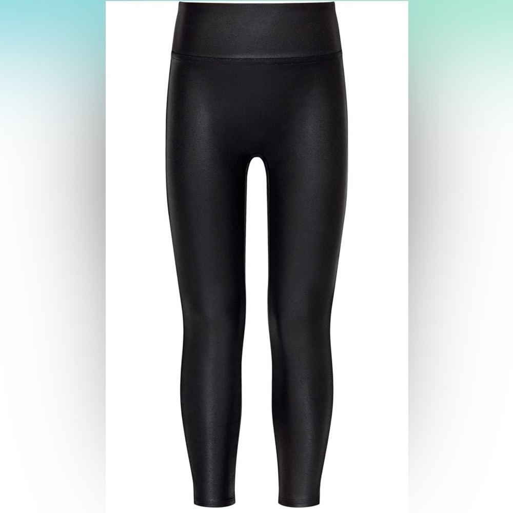 Spanx Black Faux Leather Leggings
